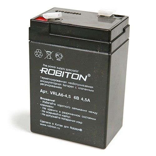 Аккумулятор Robiton VRLA 6V-3.5 Ah Security - Уральск 
