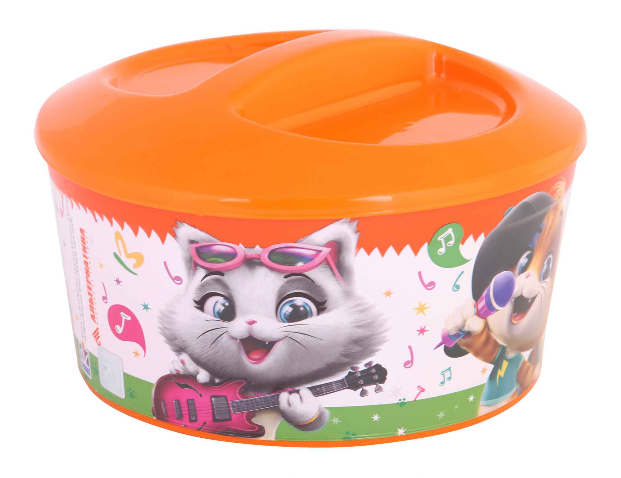 Шкатулка игрушечная М7664 44 котёнка круглая ТМ Альтернатива - Пенза 