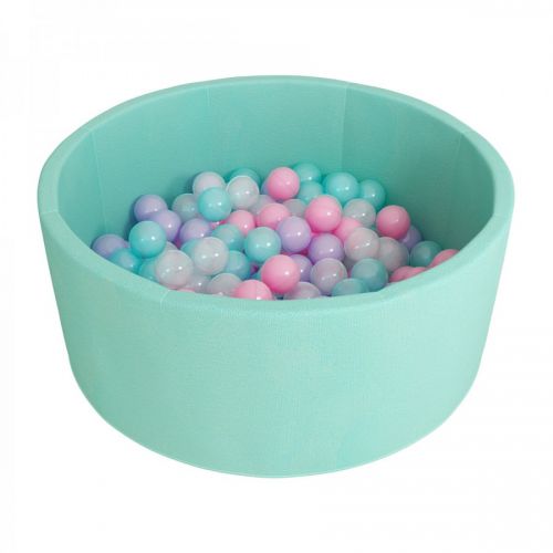 Сухой бассейн "Airpool" + 150 шаров (бирюзовый с розовыми шарами) Романа - Пенза 