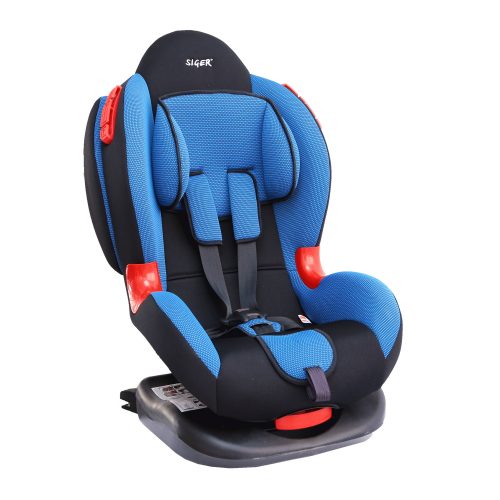 Автокресло Siger Кокон ISofix синий KRES0120 1-7лет, 9-25кг, группа 1/2 - Самара 