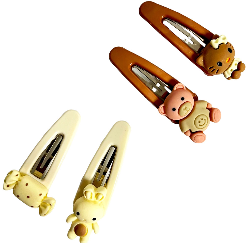 Набор заколок 5424702 Клик-клак Sweet toy цена за 2шт - Саратов 