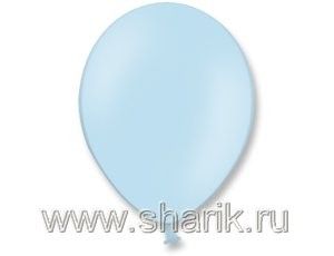 Шар в75/003 голубые пастель экстра 1102-0114 50шт - Омск 