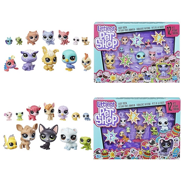 Littlest Pet Shop E3034 Литлс Пет Шоп Игровой набор "12 счастливых петов"