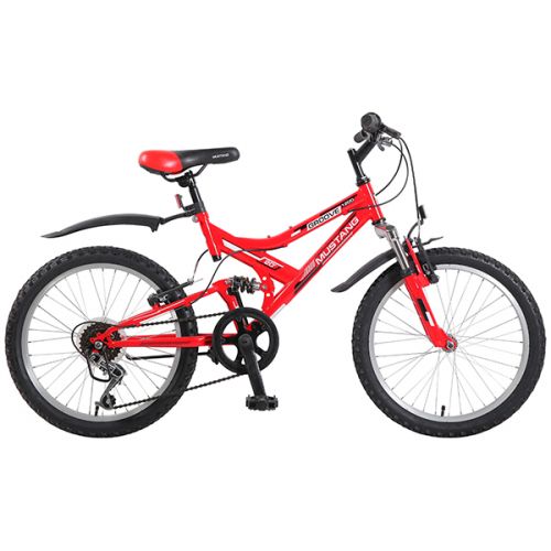 Велосипед 20 детский ST20023-GR красный с черным ТМ MUSTANG - Уральск 