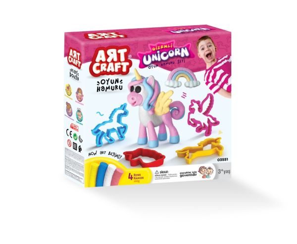 Набор для лепки 3551 Единороги тесто 4х50г AЯT CRAFT - Елабуга 