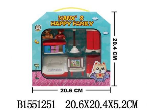 Мебель HY-031AE для кукол в коробке 257507