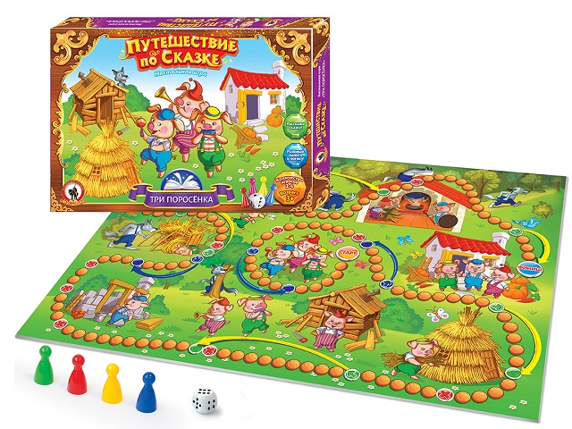 Игра-викторина 03040 Три поросенка Путешествие по сказке Русский стиль - Елабуга 