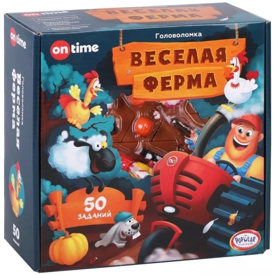 Логическая игра 45053 Веселая ферма ТМ On Time - Ижевск 