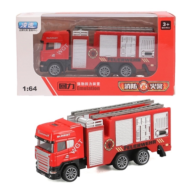 Машина 190000034 Пожарная машина металл+пластик 1:64 - Самара 
