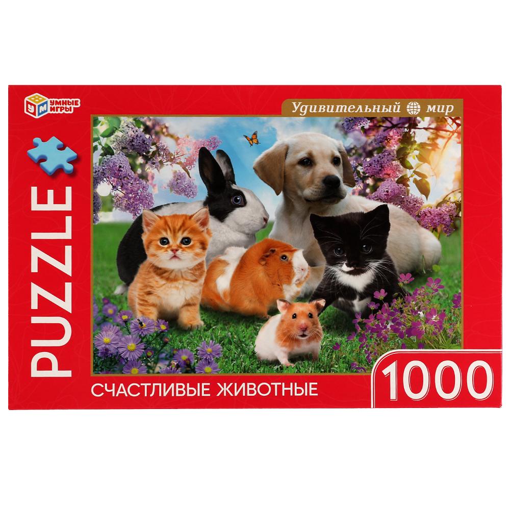 Пазл 1000 деталей 25619 Счастливые животные ТМ Умные игры 323413 - Тамбов 