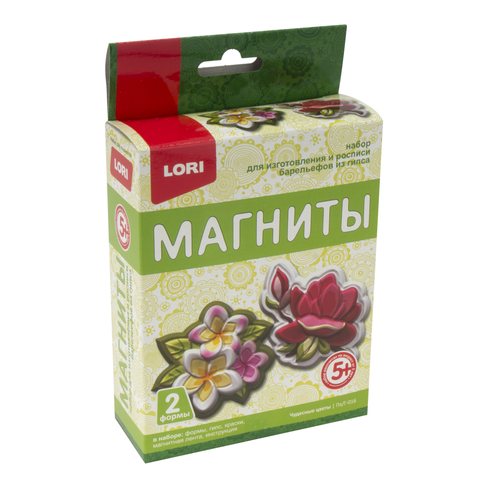 Магниты из гипса ПЗ/Г-016 Чудесные цветы ТМ Лори - Челябинск 