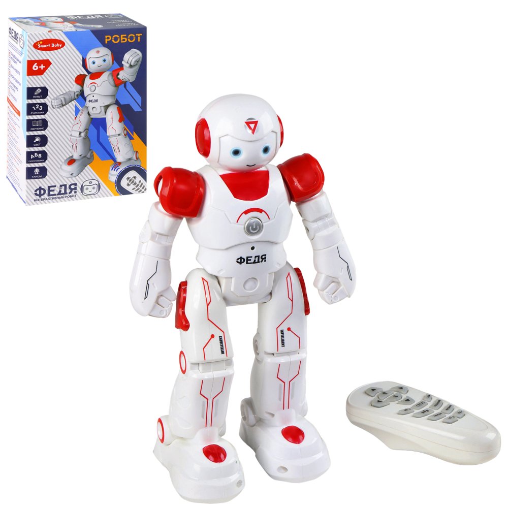 Робот JB0402924 Федя на радиоуправлении обучение, программирование ТМ Smart Baby - Бугульма 