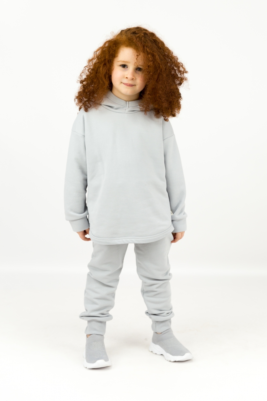 КД439/3-Ф Комплект детский р. 116 джемпер+брюки/футер/цвет серый лед Бэби бум - Оренбург 