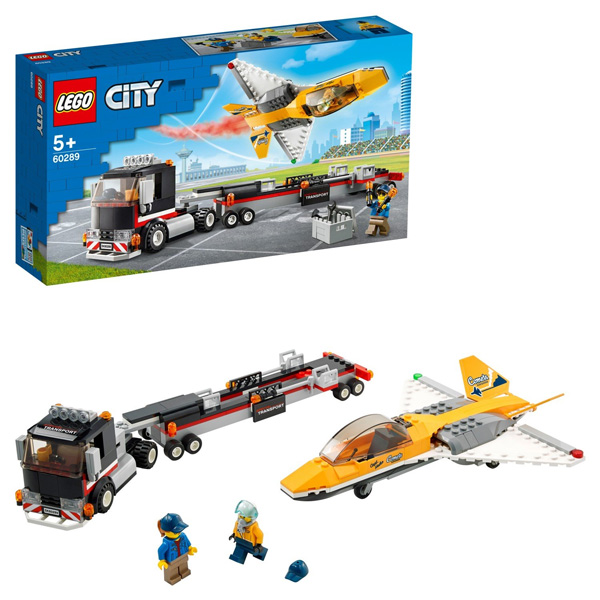 LEGO City 60289 Конструктор ЛЕГО Город Great Vehicles Транспортировка самолёта на авиашоу