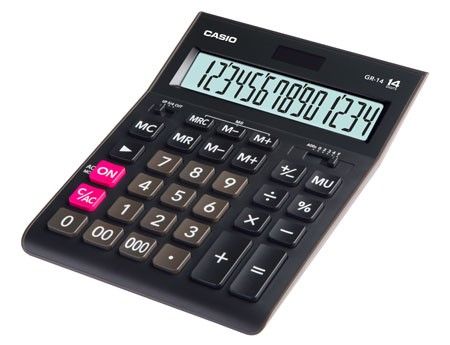 Калькулятор GR-14-W-EH бухгалтерский 14разр - Саранск 