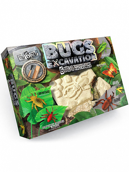 Набор для проведения раскопок BEX-01-01 Насекомые (жуки и пауки) Bugs Excavation - Магнитогорск 