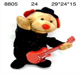 Мягкая игрушка 8805 Мишка с гитарой - Саранск 