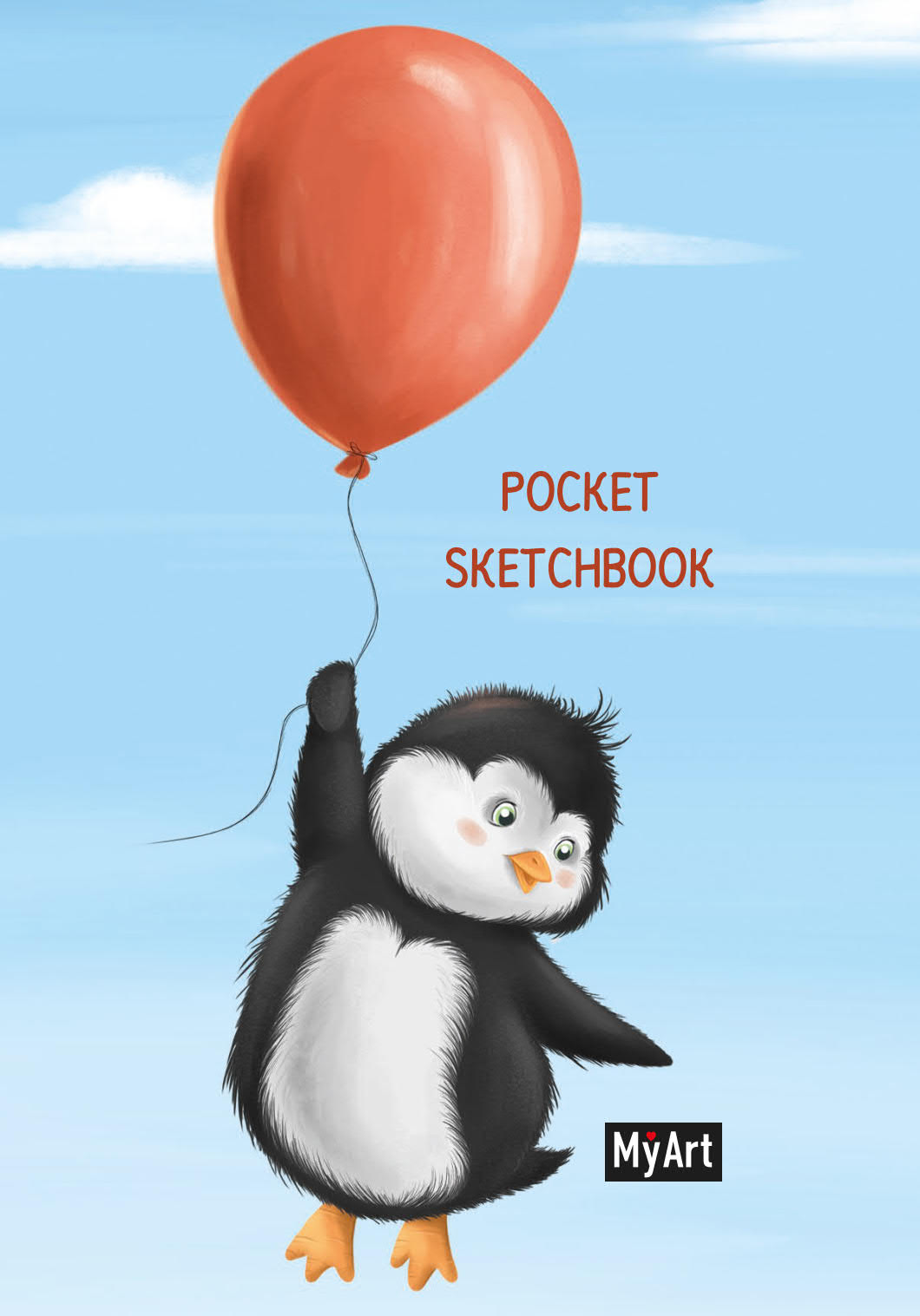 Скетчбук 44256-3 Пингвиненок MyArt Pocket Проф-Пресс - Киров 