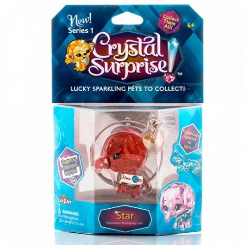 САКС Cristal Surprise фигурка 45712 Слоник+браслет и подвеска ассорти  САКС 0% - Пермь 