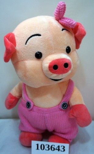 И/м 103643 свинка 33см в розовых штанах - Пенза 