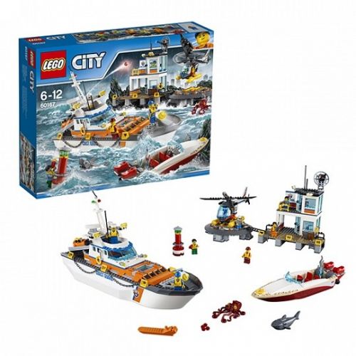 LEGO City Конструктор 60167 Лего Город Штаб береговой охраны