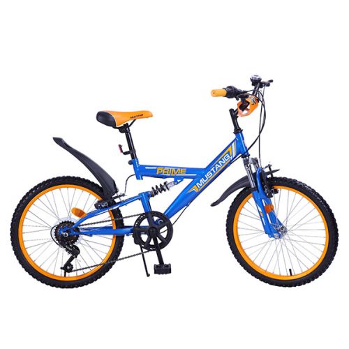 Велосипед 20 подростковый ST20014-MR2 синий с оранжевым ТМ MUSTANG - Уфа 