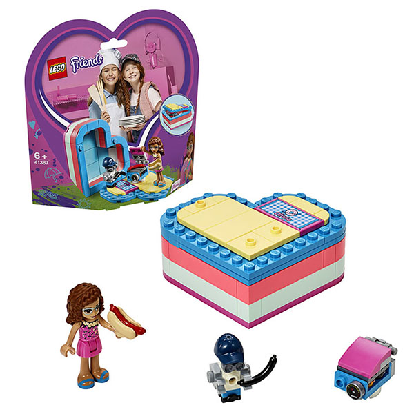 Lego Friends 41387 Летняя шкатулка-сердечко для Оливии - Магнитогорск 