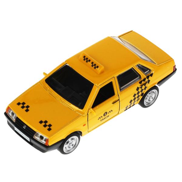 ВАЗ-21099 Спутник Такси 12см метал желтый ТМ Технопарк - Пенза 