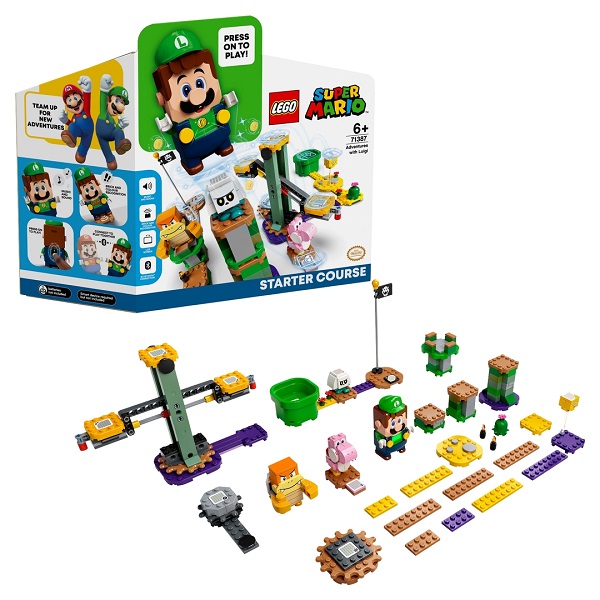 LEGO Super Mario 71387 Конструктор ЛЕГО Супер Марио Стартовый набор Приключения вместе с Луиджи