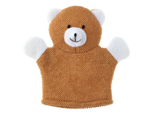 Махровая мочалка-рукавичка хлопковая ткань RBS-002 "Baby Bear"