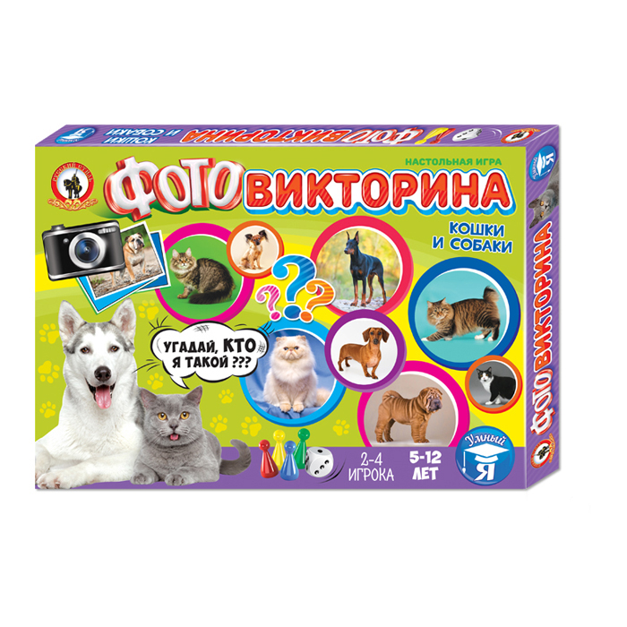 Игра-фотовикторина 03436 Кошки и Собаки Русский стиль - Киров 