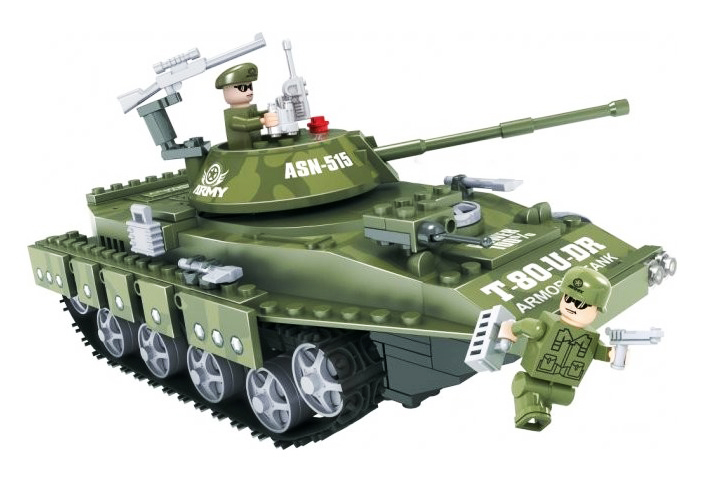 Конструктор 22502 "Армия: Танк Т-80-U-DR" 213дет Ausini - Самара 