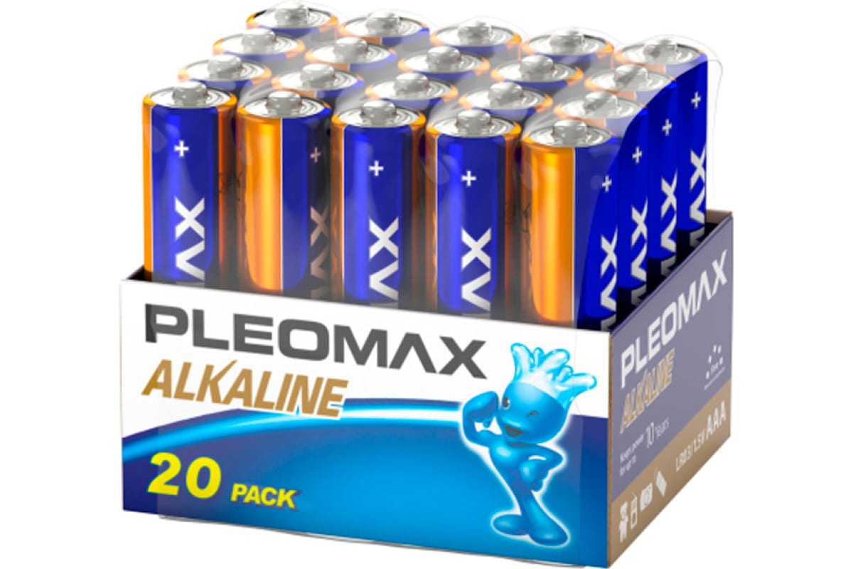 Батарейка Pleomax LR03 б/б 20Box (поштучно) - Пермь 