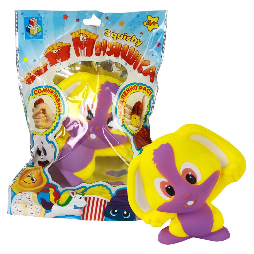 1TOY Т12422 Игрушка-антистресс Мммняшка squishy (сквиши) зайчик - Елабуга 