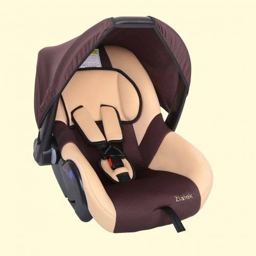 Автокресло Zlatek Colibri 0-1,5 лет, 0-13кг, группа 0+ коричневый - Бугульма 