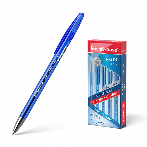 Ручка R-301 гелевая синяя 40318 " Original Ge" 0,5/129мм 1/12шт Erich Krause - Орск 