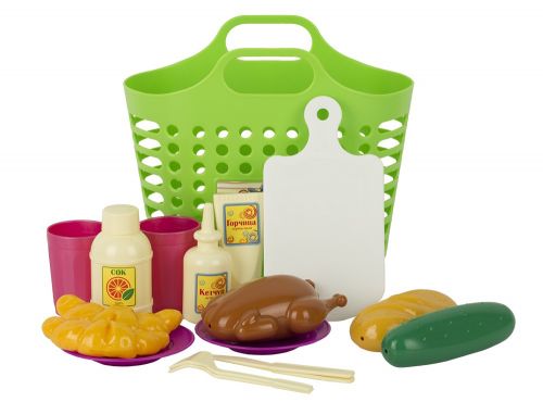 Детский кухонный набор   У895 Игровой набор «Пикник» 18 предметов Стром