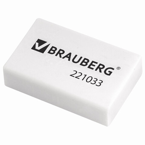 Ластик 221033 белый прямоугольный Brauberg - Йошкар-Ола 