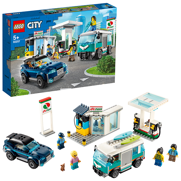 LEGO City 60257 Конструктор ЛЕГО Город Turbo Wheels Станция технического обслуживания - Альметьевск 