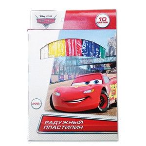 Пластилин восковый 9091-CARS "Тачки" 10цветов 200гр в коробке 177589 - Пенза 