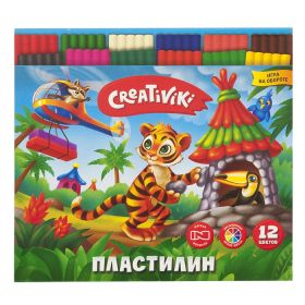 Пластилин 12цв ПЛ12КР 163630 Creativiki