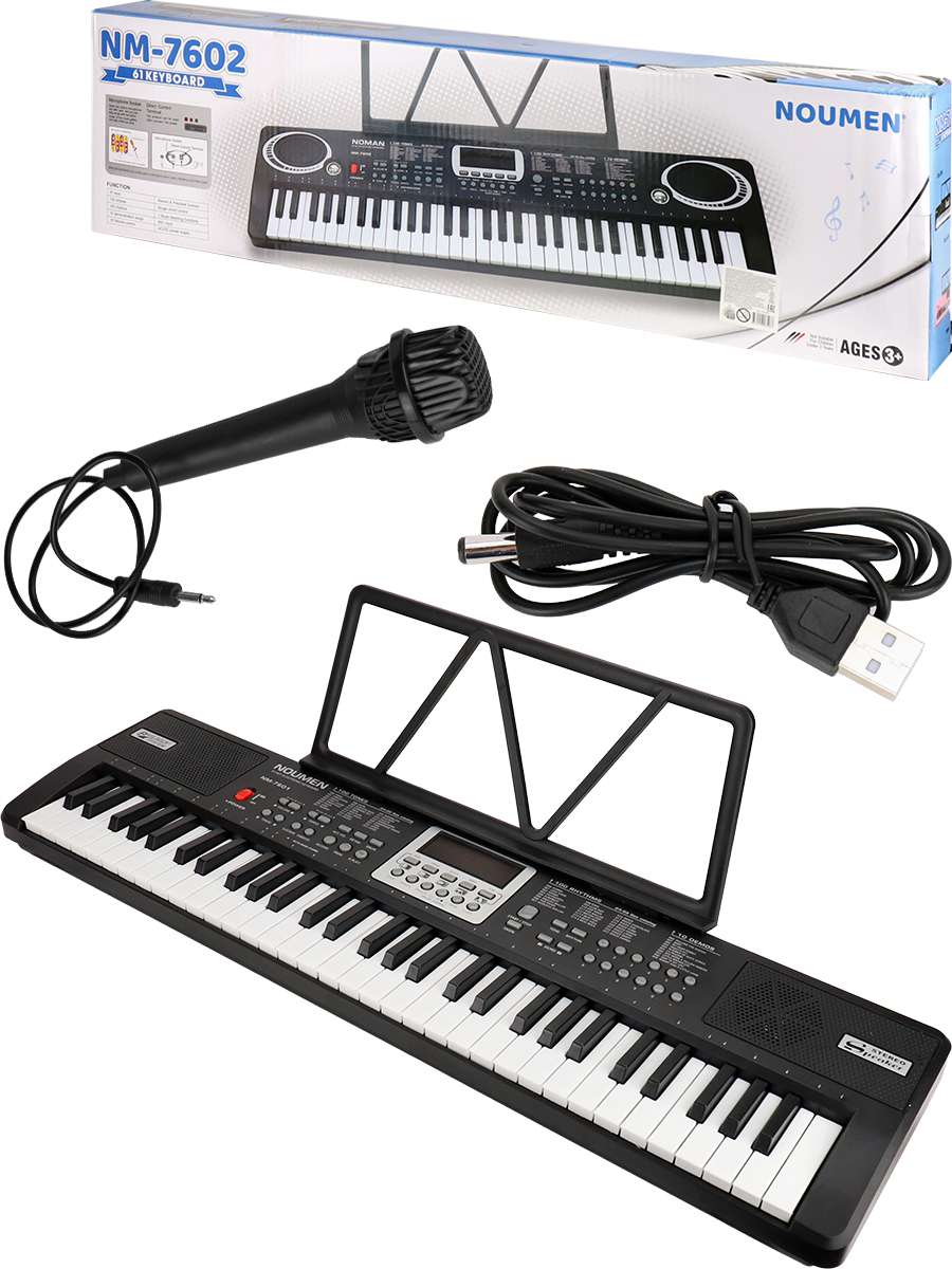 Синтезатор 2296846 USB в комплекте в коробке Рыжий кот