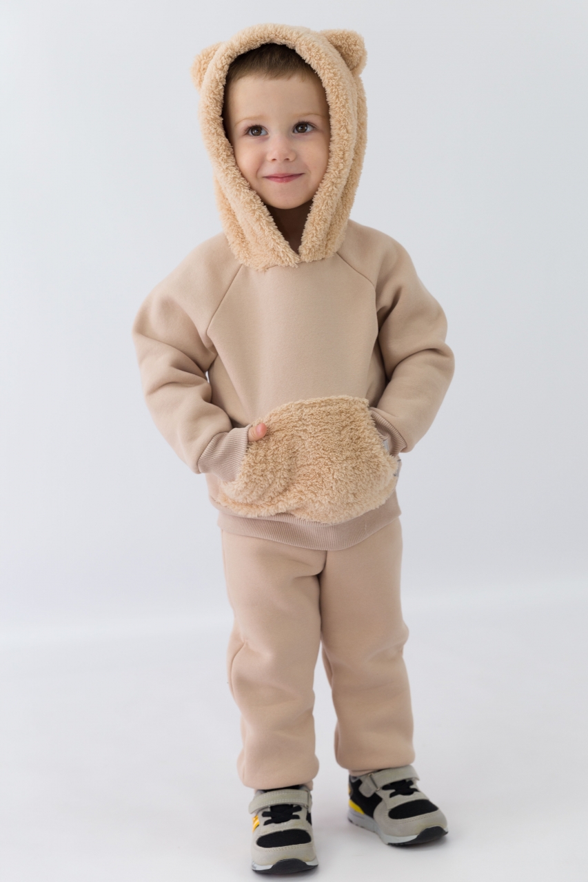 КД415/1-Ф Комплект детский р.104 джемпер+брюки/бежевый Бэби Бум