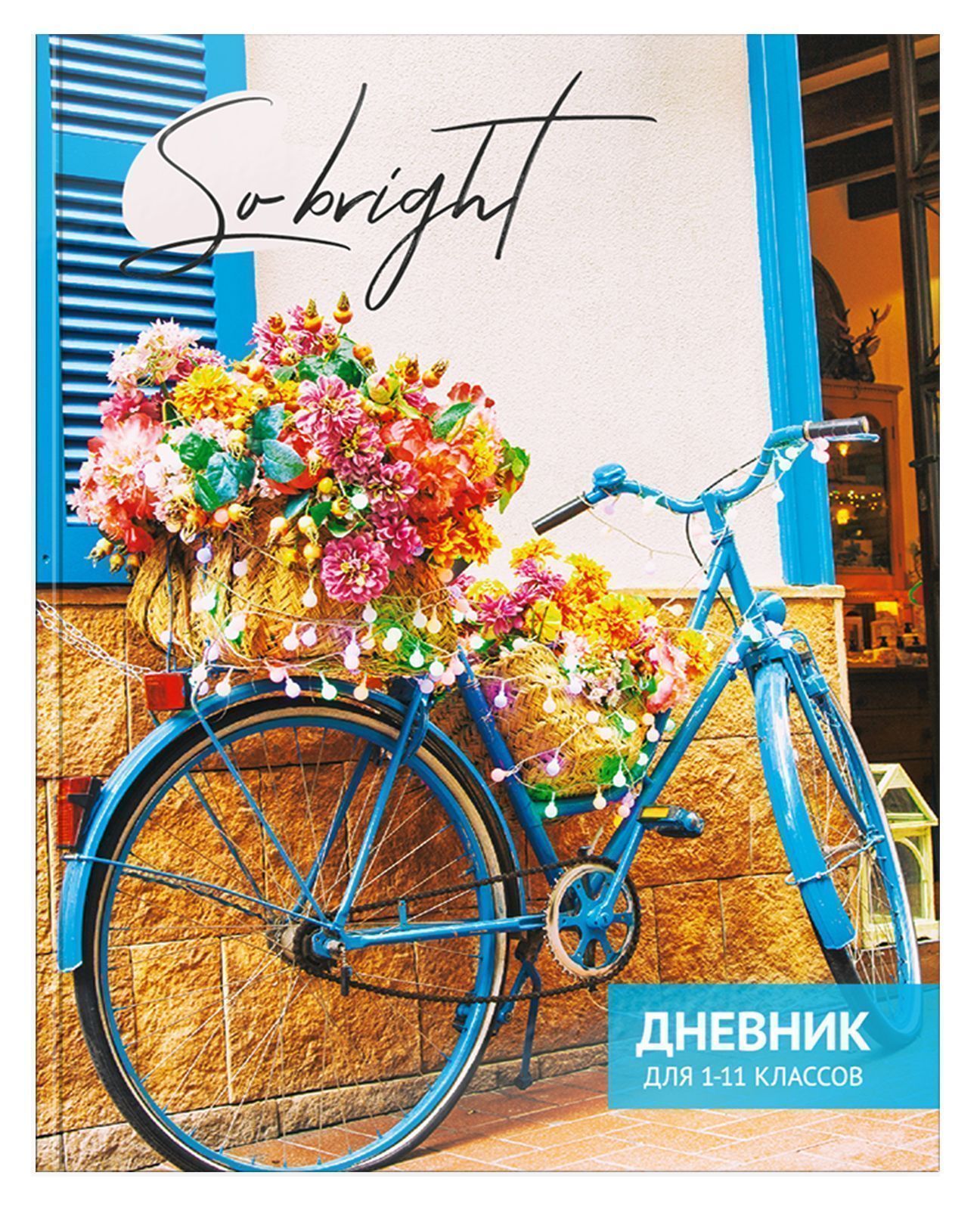 Дневник для ст.класса ДУТ-ВС Велосипеды с цветами Scoolformat