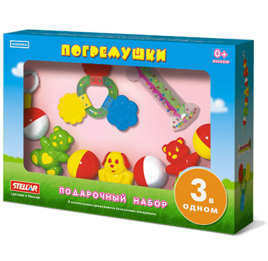 Подарочный набор погремушек №3 01572 Стеллар