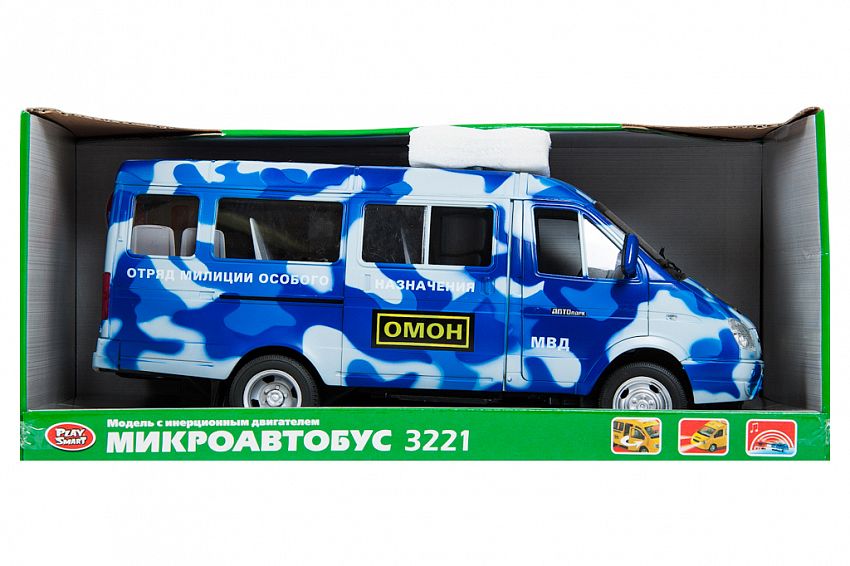Микроавтобус 9124-А Служба спасения со светом и звуком инерция