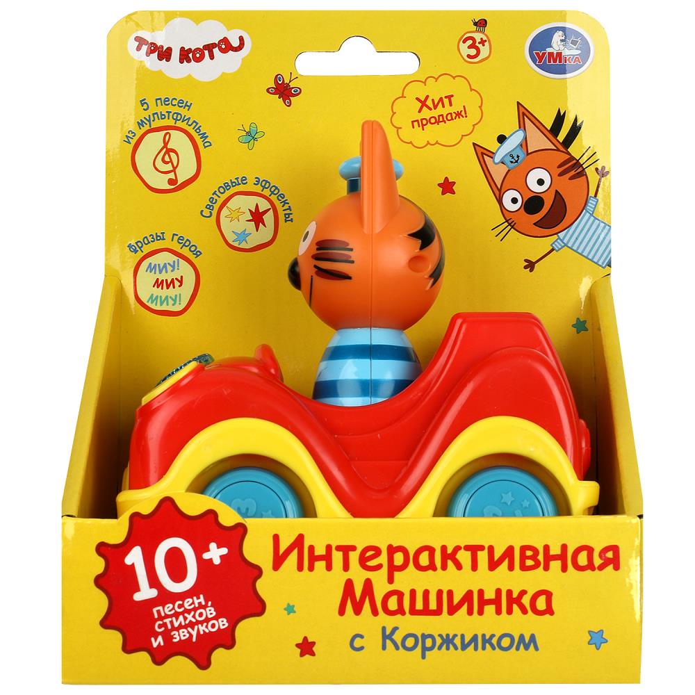 Машинка с фигуркой HT1372-R «Три кота» Коржик на батарейках ТМ Умка 372025