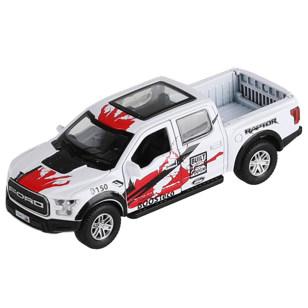 Машина F150RAP-12SRT-WH Ford F150 Raptor Спорт металл 12см белый ТМ Технопарк 326504