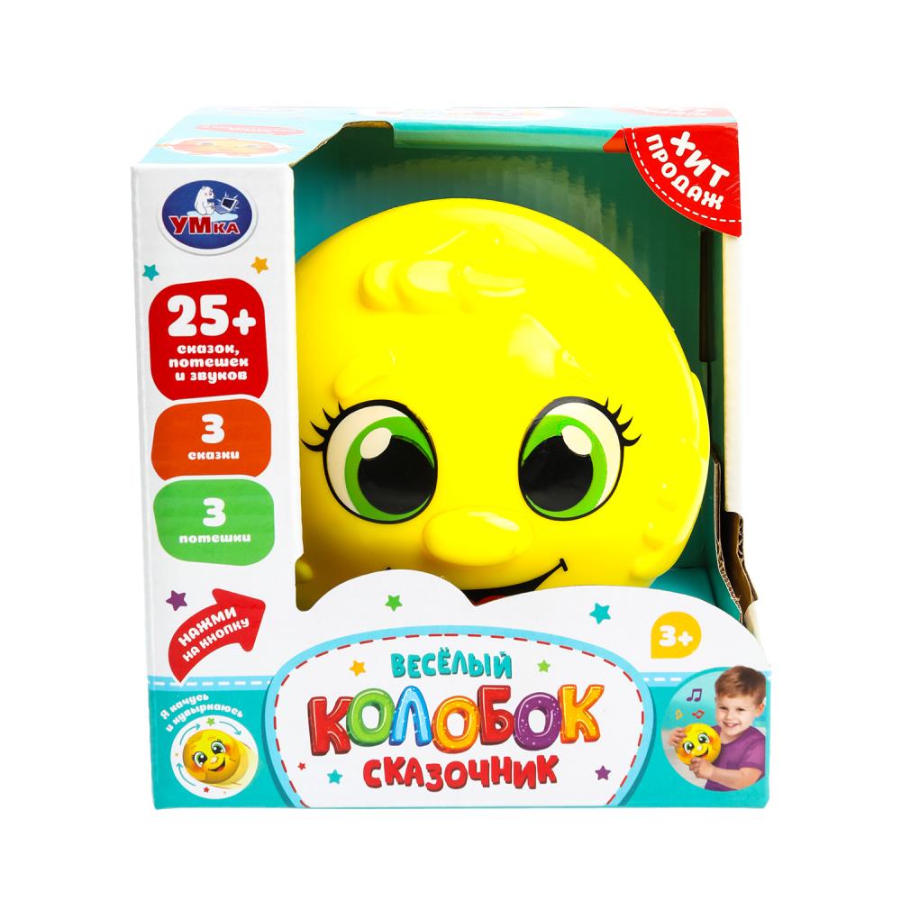Игрушка HT504-R-WOD «Весёлый Колобок-сказочник» на батарейках ТМ Умка 385401