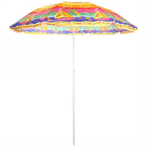 Зонт HW16 пляжный Лето д=170см Рыжий Кот